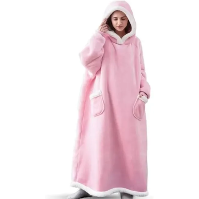 Does Not Apply 180cm Super Long Flannel Blanket Pyjamas With Sleeves Winter Hoodies Sweatshirt Does Not Apply 180cm Super Long Flannel Blanket Pyjamas With Sleeves Winter Hoodies Sweatshirt