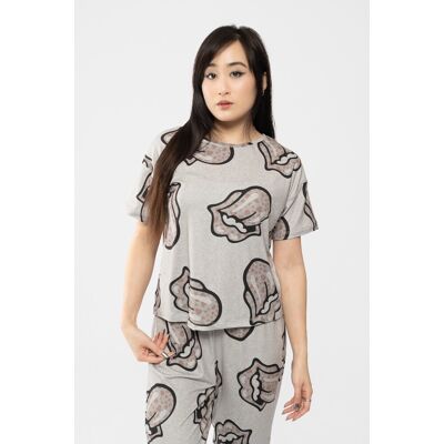 The Rolling Stones Heart Tongue Pyjamas The Rolling Stones Heart Tongue Pyjamas