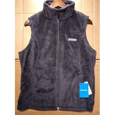 Columbia Women'S Large Benton Springs Fleece Gilet/bodywarmer In Black - Bnwt Columbia Women'S Large Benton Springs Fleece Gilet/bodywarmer In Black - Bnwt