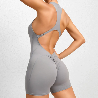 S-Xl Hollow Backless Sports Swim Suit Sleeveless One Piece Gym Outfit For Women S-Xl Hollow Backless Sports Swim Suit Sleeveless One Piece Gym Outfit For Women