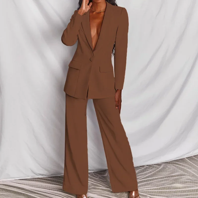 Does Not Apply Urban Elegant Women Blazers Set Casual Long Pants Blazer Suit For Autumn Winter Does Not Apply Urban Elegant Women Blazers Set Casual Long Pants Blazer Suit For Autumn Winter