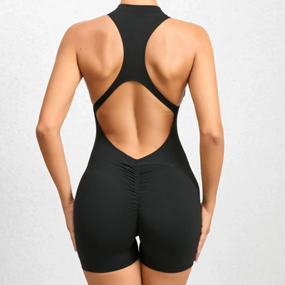 S-Xl Hollow Backless Sports Swim Suit Sleeveless One Piece Gym Outfit For Women S-Xl Hollow Backless Sports Swim Suit Sleeveless One Piece Gym Outfit For Women