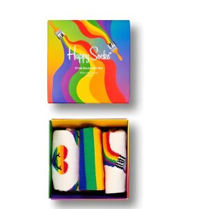 adidas Happy Socks Kids' Pride Cotton Crew Socks 3 Pairs Gift Set Size 2-3 Years Nwb adidas Happy Socks Kids' Pride Cotton Crew Socks 3 Pairs Gift Set Size 2-3 Years Nwb