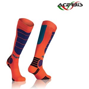 Acerbis 0021909.204.063 Mx Impact Kid Sock Orange/blue S/m Acerbis 0021909.204.063 Mx Impact Kid Sock Orange/blue S/m