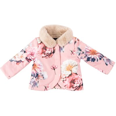 Firetrap Girls Baby Wrap Jacket Outerwear Long Sleeve Faux Fur Coat Collared Firetrap Girls Baby Wrap Jacket Outerwear Long Sleeve Faux Fur Coat Collared