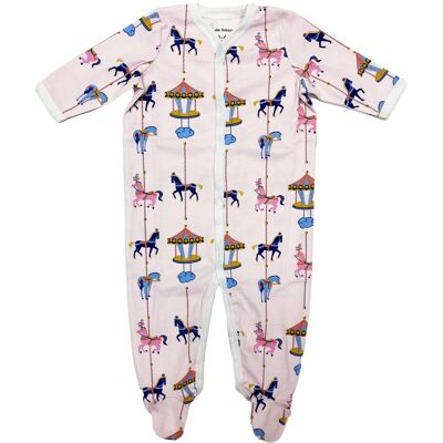Roberta Roller Rabbit Baby Girls Lollipop Carousel Footie Pajamas New Roberta Roller Rabbit Baby Girls Lollipop Carousel Footie Pajamas New