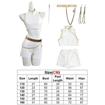 Does Not Apply Kids Girls Rumi Cosplay Costume Black Golden Fancy Dress Outfit Does Not Apply Kids Girls Rumi Cosplay Costume Black Golden Fancy Dress Outfit