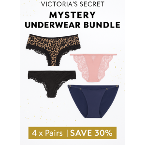 Victoria'S Secret Victoria Secrets Knickers & Thongs Mystery Underwear Bundle Box - Size M Victoria'S Secret Victoria Secrets Knickers & Thongs Mystery Underwear Bundle Box - Size M