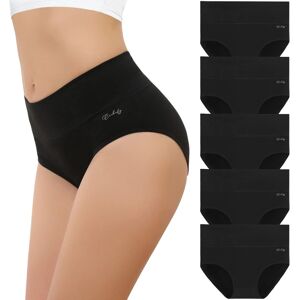 Coskefy Underwear Women, High Waisted Cotton Knickers Ladies Full Briefs Soft P Coskefy Underwear Women, High Waisted Cotton Knickers Ladies Full Briefs Soft P
