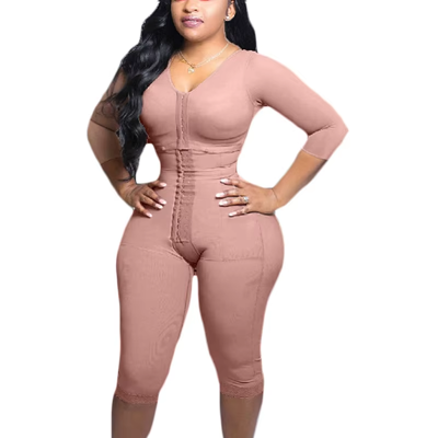 Does Not Apply Full Body Shapewear With Sleeves Knee Length Shorts Butt Lift Up Tigh Slimming F Does Not Apply Full Body Shapewear With Sleeves Knee Length Shorts Butt Lift Up Tigh Slimming F