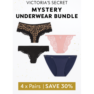 Victoria'S Secret Victoria Secrets Knickers & Thongs Mystery Underwear Bundle Box - Size M Victoria'S Secret Victoria Secrets Knickers & Thongs Mystery Underwear Bundle Box - Size M