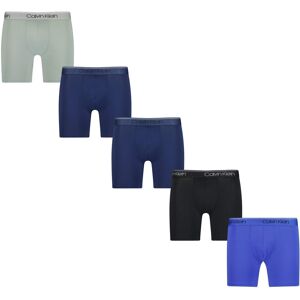 Calvin Klein Microfiber Stretch Boxers Navy X2, Black, Blue & Khaki (5 Pack) Calvin Klein Microfiber Stretch Boxers Navy X2, Black, Blue & Khaki (5 Pack)