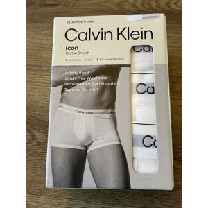 Calvin Klein Icon Low Rise Trunks Briefs Underwear Size 3xl 3 Pack White Bnib Calvin Klein Icon Low Rise Trunks Briefs Underwear Size 3xl 3 Pack White Bnib