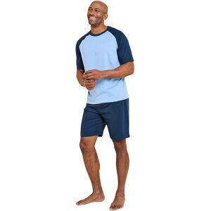 Pegasus Mens Jersey Short Pyjama Set Cotton Blend Lightweight Breathable Elasticated Pegasus Mens Jersey Short Pyjama Set Cotton Blend Lightweight Breathable Elasticated