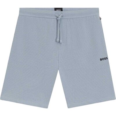 Boss Mens Waffle Pyjama Shortss R Blue Gt20419 Boss Mens Waffle Pyjama Shortss R Blue Gt20419