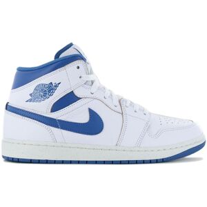Air Jordan 1 Mid Se - Men'S Sneaker Leather White-Blue Fn5215-141 Basketball Air Jordan 1 Mid Se - Men'S Sneaker Leather White-Blue Fn5215-141 Basketball
