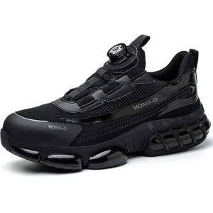 Does Not Apply Steel Toe Work Shoes Men Rotating Button Anti-Puncture Non-Slip Safety Boots Does Not Apply Steel Toe Work Shoes Men Rotating Button Anti-Puncture Non-Slip Safety Boots