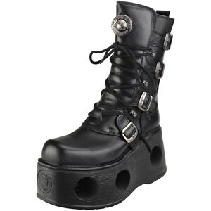 New Rock Space Metallic Neptuno Boots Unisex Platform Boots In Black - 5 Uk New Rock Space Metallic Neptuno Boots Unisex Platform Boots In Black - 5 Uk