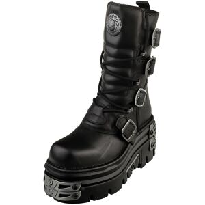 New Rock M-373-S44 Unisex Platform Boots In Black - 9 Uk New Rock M-373-S44 Unisex Platform Boots In Black - 9 Uk