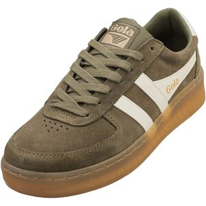 Gola Grandslam Mens Fashion Trainers In Khaki Off White - 10 Uk Gola Grandslam Mens Fashion Trainers In Khaki Off White - 10 Uk