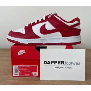 Nike Mens Dunk Low Retro, Size 8 Uk, Gym Red Trainers Dd1391 602 Nike Mens Dunk Low Retro, Size 8 Uk, Gym Red Trainers Dd1391 602
