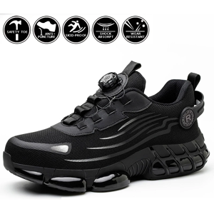 Does Not Apply Steel Toe Work Shoes Men Rotating Button Anti-Puncture Non-Slip Safety Boots Does Not Apply Steel Toe Work Shoes Men Rotating Button Anti-Puncture Non-Slip Safety Boots
