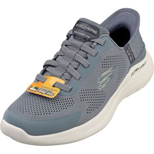 Skechers Slip-Ins Bounder 2.0vegan Mens Fashion Trainers In Slate - 7 Uk Skechers Slip-Ins Bounder 2.0vegan Mens Fashion Trainers In Slate - 7 Uk