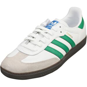 adidas Samba Og Mens Casual Trainers In White Green - 5 Uk adidas Samba Og Mens Casual Trainers In White Green - 5 Uk