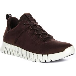 Ecco Gruuv Dritan Nappa Lace Up Elastic Nubuck Mens Trainer In Moca Uk 7 - 12 Ecco Gruuv Dritan Nappa Lace Up Elastic Nubuck Mens Trainer In Moca Uk 7 - 12