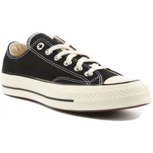 Converse 162058 Chuck 70 Ox Unisex Low Top Trainers In Black Size Uk 3 - 12 Converse 162058 Chuck 70 Ox Unisex Low Top Trainers In Black Size Uk 3 - 12