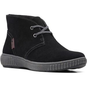Clarks Magnolia Charm 26167480 Womens Black Suede Ankle & Booties Boots Clarks Magnolia Charm 26167480 Womens Black Suede Ankle & Booties Boots
