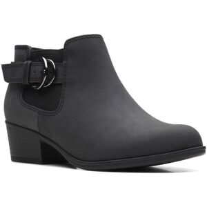 Clarks Adreena Field 26169610 Womens Black Leather Ankle & Booties Boots Clarks Adreena Field 26169610 Womens Black Leather Ankle & Booties Boots