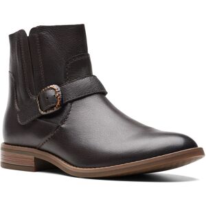 Clarks Camzin Loop 26174151 Womens Brown Leather Ankle & Booties Boots Clarks Camzin Loop 26174151 Womens Brown Leather Ankle & Booties Boots