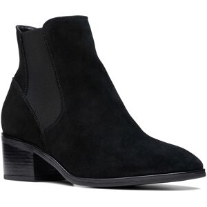 Clarks Amser West 26175876 Womens Black Suede Ankle & Booties Boots Clarks Amser West 26175876 Womens Black Suede Ankle & Booties Boots