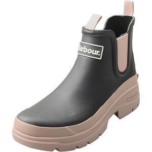 Barbour Nimbus Womens Wellington Boots In Dusky Grey Gardenia Pink - 6 Uk Barbour Nimbus Womens Wellington Boots In Dusky Grey Gardenia Pink - 6 Uk
