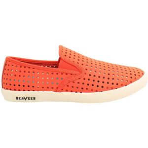 Seavees Baja Portal Womens Orange Plimsolls Seavees Baja Portal Womens Orange Plimsolls