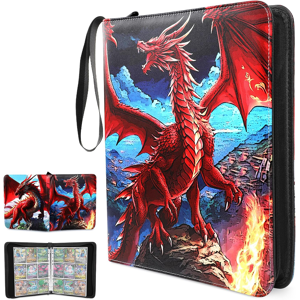 Branded Trading Card Binder 9 Pocket, 900 Pockets Card Folder Holder Book Pu Leather Tra Branded Trading Card Binder 9 Pocket, 900 Pockets Card Folder Holder Book Pu Leather Tra