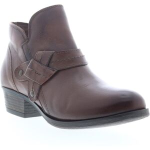 Miz Mooz Bennet Womens Brown Leather Zipper Ankle & Booties Boots Miz Mooz Bennet Womens Brown Leather Zipper Ankle & Booties Boots