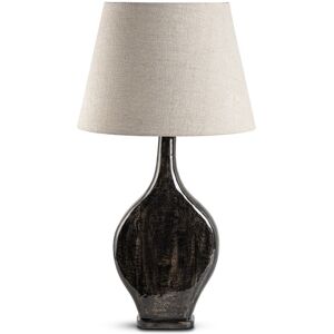 Elm Home And Garden Lamp Large Black Brown Wash Enamel Wooden Living Room Bedroom Bedside Table Elm Home And Garden Lamp Large Black Brown Wash Enamel Wooden Living Room Bedroom Bedside Table