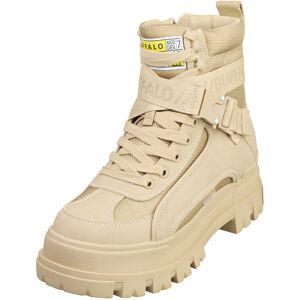 Buffalo Aspha Com1 Womens Platform Boots In Beige - 7 Uk Buffalo Aspha Com1 Womens Platform Boots In Beige - 7 Uk