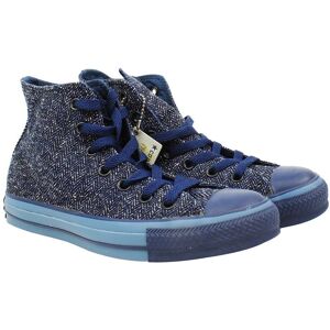 Converse Chuck Taylor Herringbone Mens Navy Plimsolls Converse Chuck Taylor Herringbone Mens Navy Plimsolls