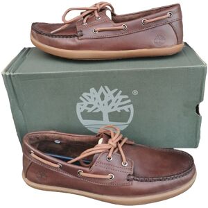 Timberland Classic Mens Brown Leather Odelay Boat Shoes Uk 7.5 Eu 41.5 Us 8 M/m Timberland Classic Mens Brown Leather Odelay Boat Shoes Uk 7.5 Eu 41.5 Us 8 M/m