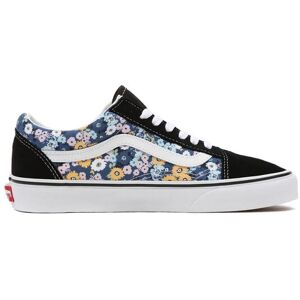 Vans Unisex Old Skool Trainers / Black Floral Blue / Rrp £70 Vans Unisex Old Skool Trainers / Black Floral Blue / Rrp £70