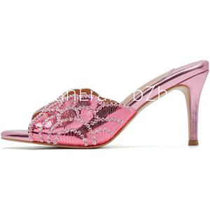 Ehaneranfbzh New Sequined High-Heeled Sandals Party Wedding Sandal High Heel Women Crystals Ehaneranfbzh New Sequined High-Heeled Sandals Party Wedding Sandal High Heel Women Crystals