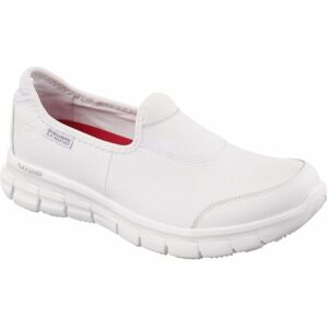Skechers Ladies Occupational Fotwear Sure Track Slip Resistant Work Shoe White Skechers Ladies Occupational Fotwear Sure Track Slip Resistant Work Shoe White