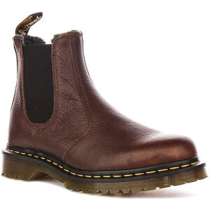 Dr Martens Fleece Pull On Leather Womens Ankle Boot In Dark Brown Uk 3 - 7 Dr Martens Fleece Pull On Leather Womens Ankle Boot In Dark Brown Uk 3 - 7