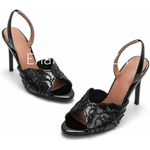 Ehaneranfbzh New Sequined High-Heeled Sandals Party Wedding Sandal High Heel Women Crystals Ehaneranfbzh New Sequined High-Heeled Sandals Party Wedding Sandal High Heel Women Crystals