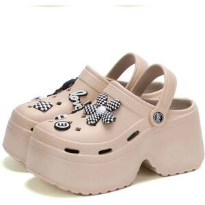 Does Not Apply Fashion Diy Clogs Sandals Women 2024 Summer Chunky Platform Slippers Woman Thick Does Not Apply Fashion Diy Clogs Sandals Women 2024 Summer Chunky Platform Slippers Woman Thick