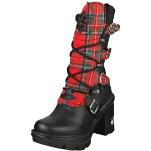 New Rock Neotrail M-Neotyre05t-C1 Womens Wedge Boots In Tartan Black - 7.5 Uk New Rock Neotrail M-Neotyre05t-C1 Womens Wedge Boots In Tartan Black - 7.5 Uk