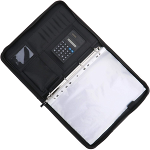 Does Not Apply Conference Folder A4 Zipped Handle Leather Conference Padfolio Large Pocket Pu L Does Not Apply Conference Folder A4 Zipped Handle Leather Conference Padfolio Large Pocket Pu L